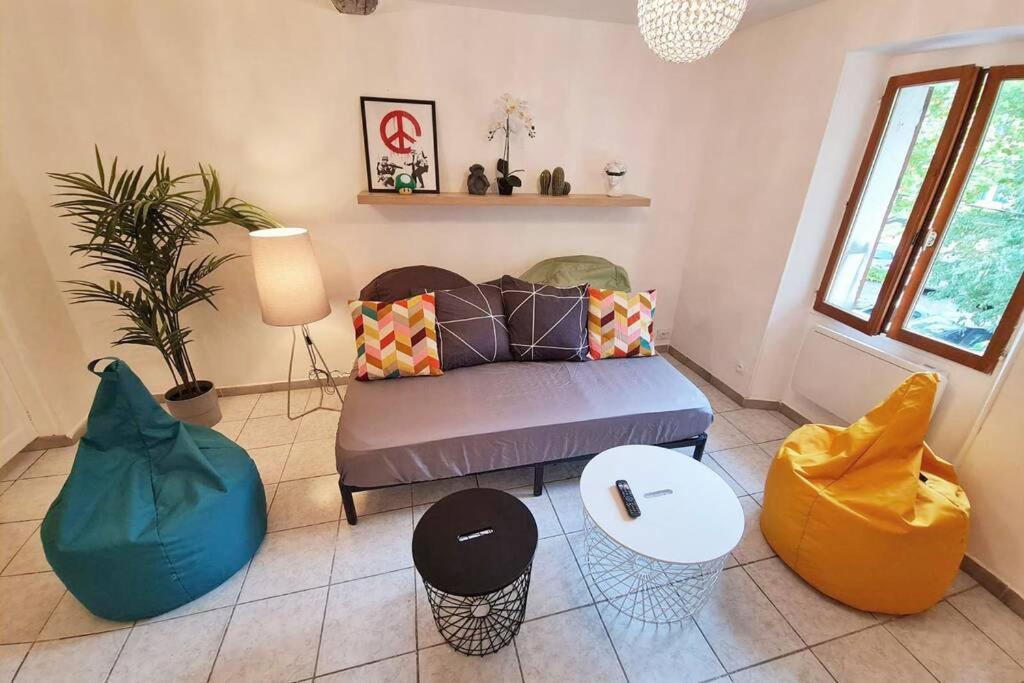 Gregbnb - T2 Design 42M2 - Toulon Est - Wifi Fibre - N5 Exterior foto